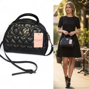 Juicy Couture Black Quilted Women's Bag